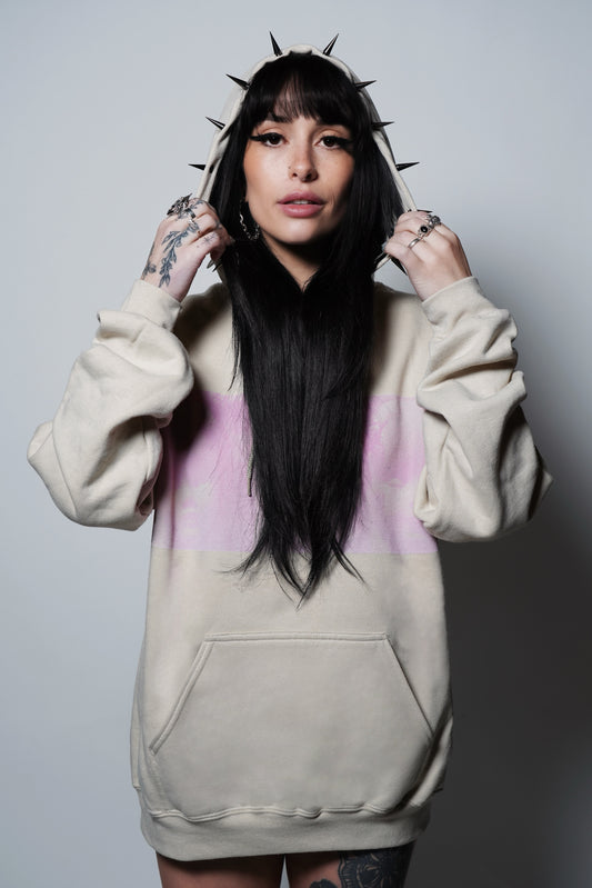 DOLL PARTS HOODIE BEIGE